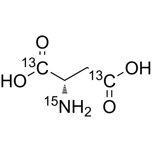 L-Aspartic acid-1,4-13C2,15N (L-Aspartic acid 1,4-13C2,15N) 2483830-03-9